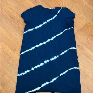 GAP Blue and White Tie-Dye Dress